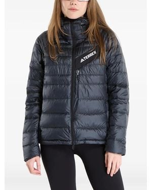 adidas Terrex Techrock Climawarm+ Hooded Jacket - Gray