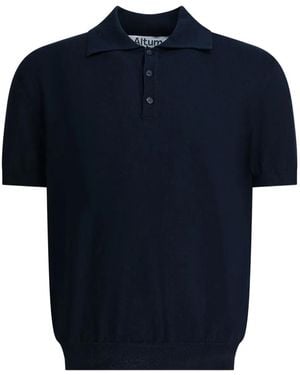 Altum Poloshirt mit Knopfleiste - Blau