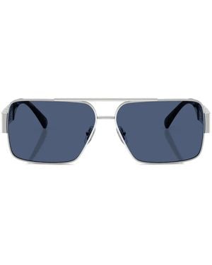 Versace Square-Frame Sunglasses - Blue