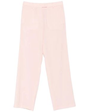 Manuel Ritz Straight-Leg Tailored Pants - Pink
