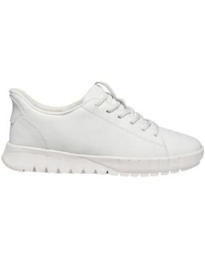 Geox Flextride Plus Lace-Up Trainers - White