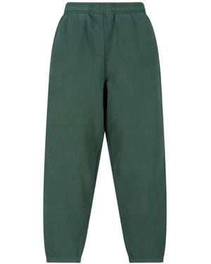 Entire studios Elastic-Waistband Track Trousers - Green