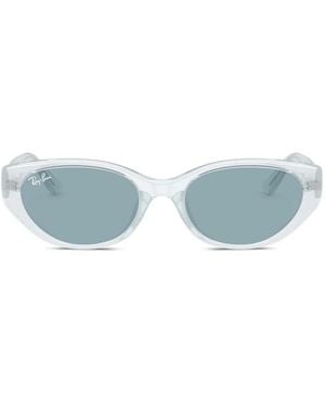 Ray-Ban Oval-Frame Sunglasses - Blue