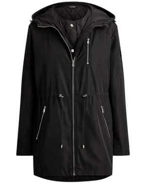 Ralph Lauren 2-In-1 Hooded Coat - Black