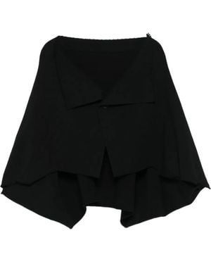 Issey Miyake Cardigan À Design Drapé - Noir