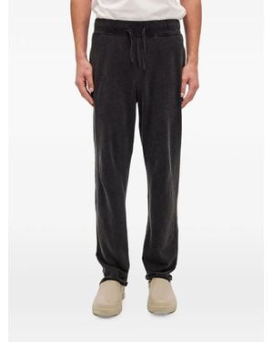 Dirty Laundry Elastic-Waistband Track Trousers - Black