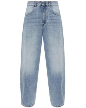 Rohe Faded Wide-Leg Jeans - Blue