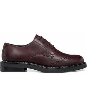 Geox Serilda Derby Shoes - Brown