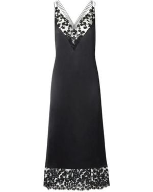 Fendi Silk And Lace Dress - White