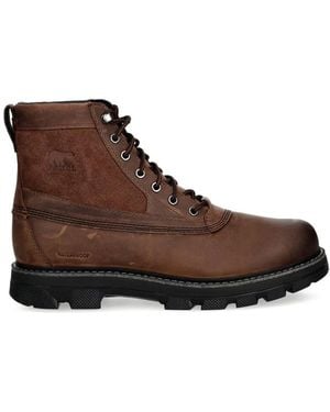 Sorel Bottines Lacées À Empiècements Lark-47 - Brown