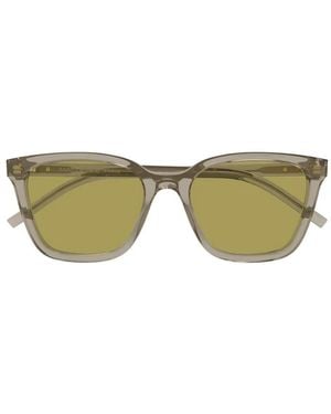 Saint Laurent Square-Frame Sunglasses - Green