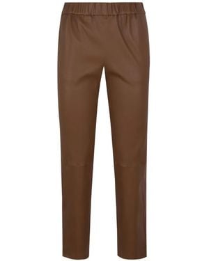 Enes Elasticated Pants - Brown