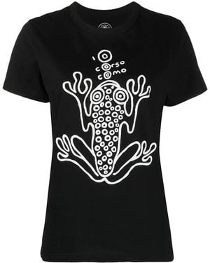 10 Corso Como Graphic-Print T-Shirt - Black