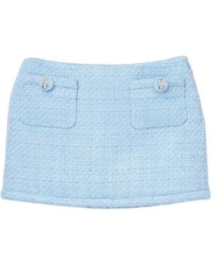 Marc Jacobs Pop J Marc Tweed Skirt - Blue