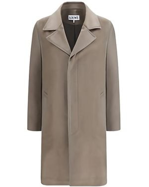 Loewe Abrigo Con Cuello - Gris