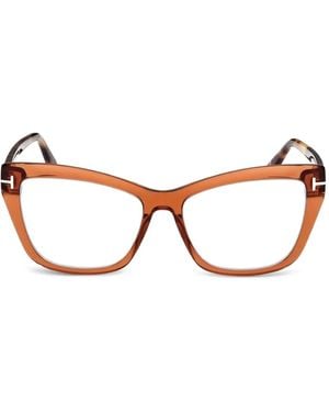 Tom Ford Cat-Eye Glasses - Brown