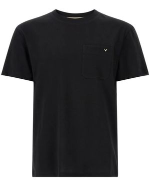 Valentino Garavani Vgold T-Shirt - Black