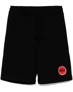 HUGO Decrio Knit Shorts - Black