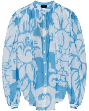 Etro Printed Blouse - Blue