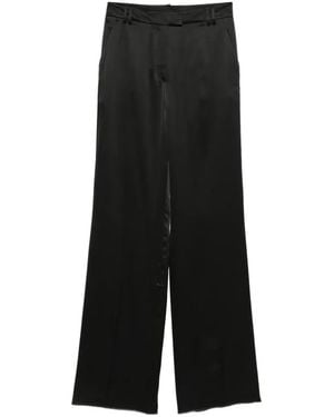 Barbara Bui Pantalones De Seda Con Efecto Satinado - Negro