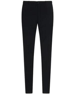 Incotex Button Trousers - Black
