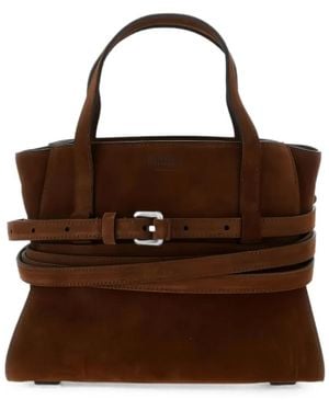 Moschino Tie Me Handbag - Brown