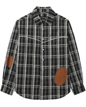 ANDERSSON BELL Checked Shirt - Black