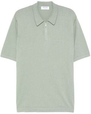 Gran Sasso Half-zip Polo Shirt - グリーン