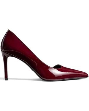 KHAITE 85Mm Jett D'Orsay Heeled Court Shoes - Purple