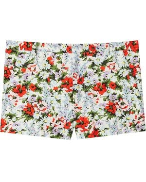Marc Jacobs Short The Short À Fleurs - Bleu