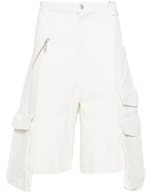 Gcds Ultracargo Bermuda Shorts - White