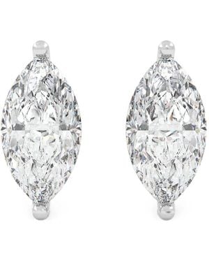 Diamond Essentials Pendientes Con Diamantes De Corte Marquesa - Blanco