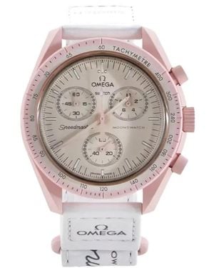 Omega Xswatch Moonswatch Mission To Venus 42Mm Watch - White