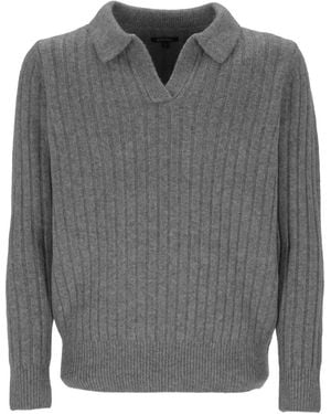 KEELING Ribbed-Knit Jumper - Grey