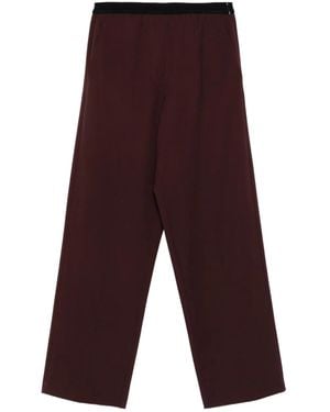 Alysi Elasticated Pants - Purple