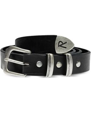 Represent Rodeo Leather Belt - Black