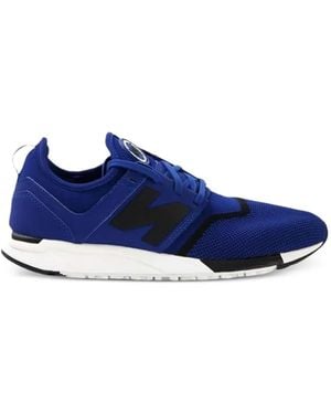 New Balance 247 Logo-Patch Sneakers - Blue