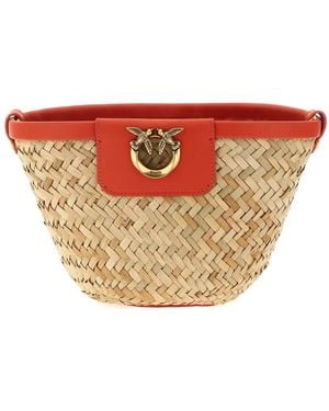 Pinko Love Summer Bucket Bag - White