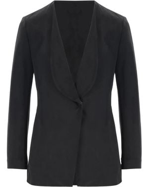 Giorgio Armani Single-Breasted Blazer - Black