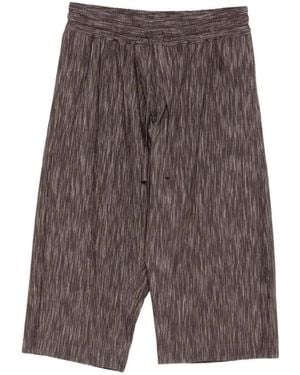 Jan Jan Van Essche Kasuri Cropped Pants - Gray