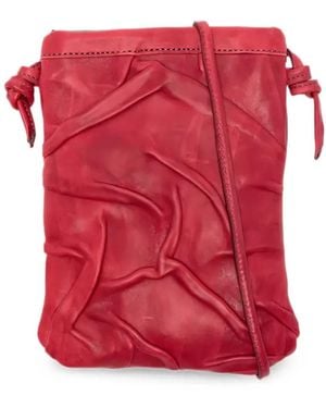 SOMMET Paloma Plump Leather Shoulder Bag - Red