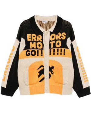 House of Errors Cardigan À Logo En Intarsia - Metallic