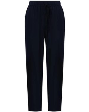 Psophia Elasticated Drawstring Trousers - Blue