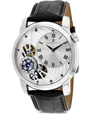 Christian Van Sant Sprocket Auto-Quartz 46Mm Watch - Metallic