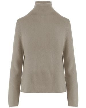 Allude Long-Sleeve Sweater - Gray