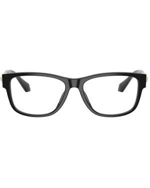 Versace Brille Mit Eckigem Gestell - Schwarz