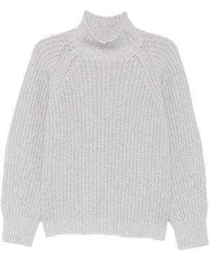 Liviana Conti High-Neck Sweater - White