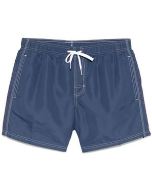Sundek Badeshorts Aus Taft - Blau
