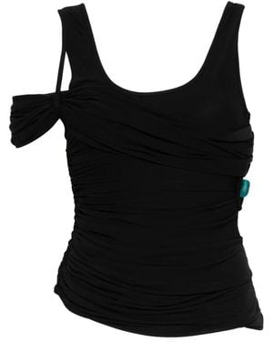 Christopher Esber Asymmetrische Top - Zwart