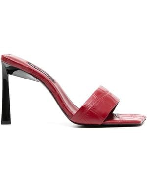 Senso Floss 90Mm Square-Toe Leather Court Shoes - Pink